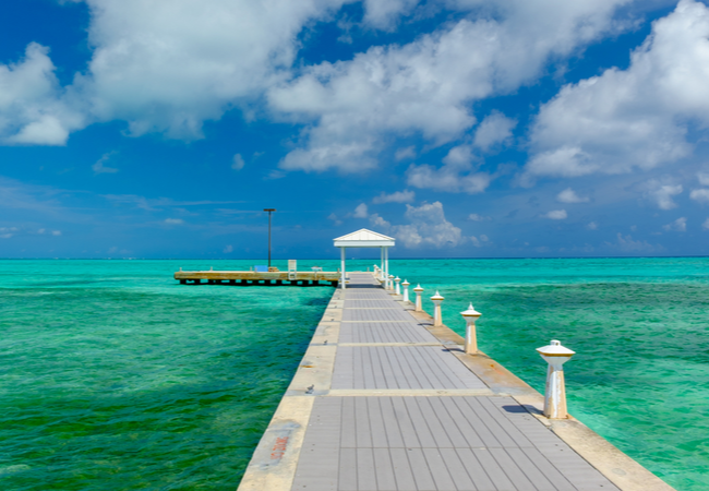 Rum point pier